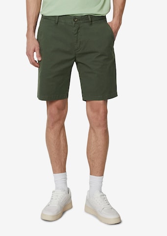 Marc O'Polo DENIM Regular Chino Pants 'Mik' in Green: front