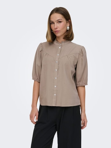 ONLY Blouse 'Aris' in Grijs: voorkant