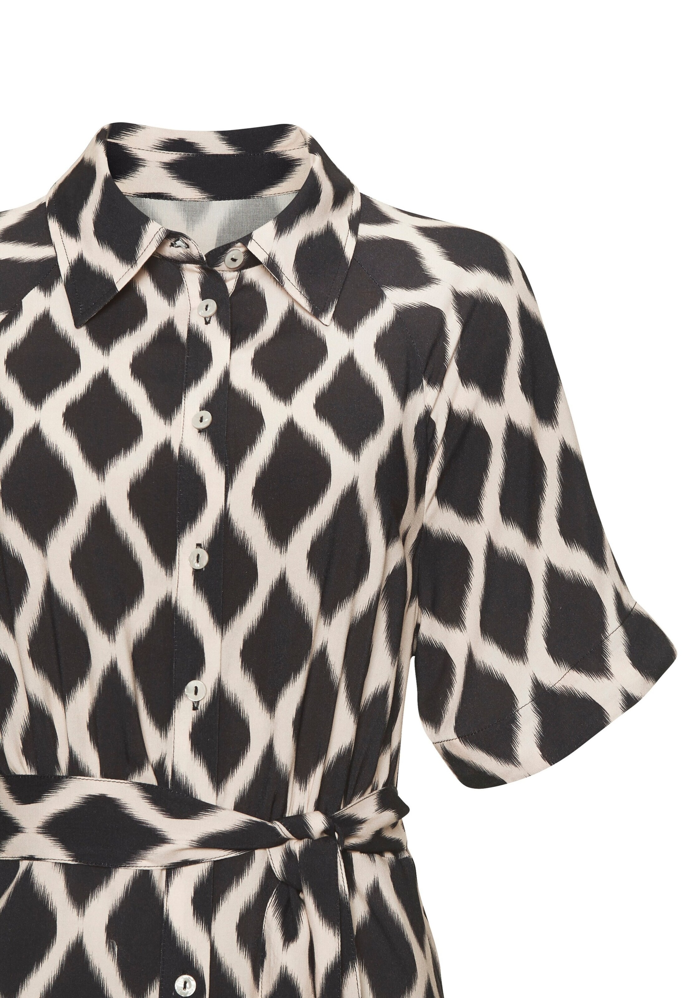 VIVANCE Blousejurk in Zwart