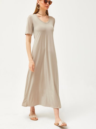 olalook Φόρεμα σε γκριζομπέζ, Άποψη προϊόντος