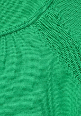 CECIL Pullover mit Struktur in Grün