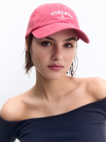 Pull&Bear Cap in Rot