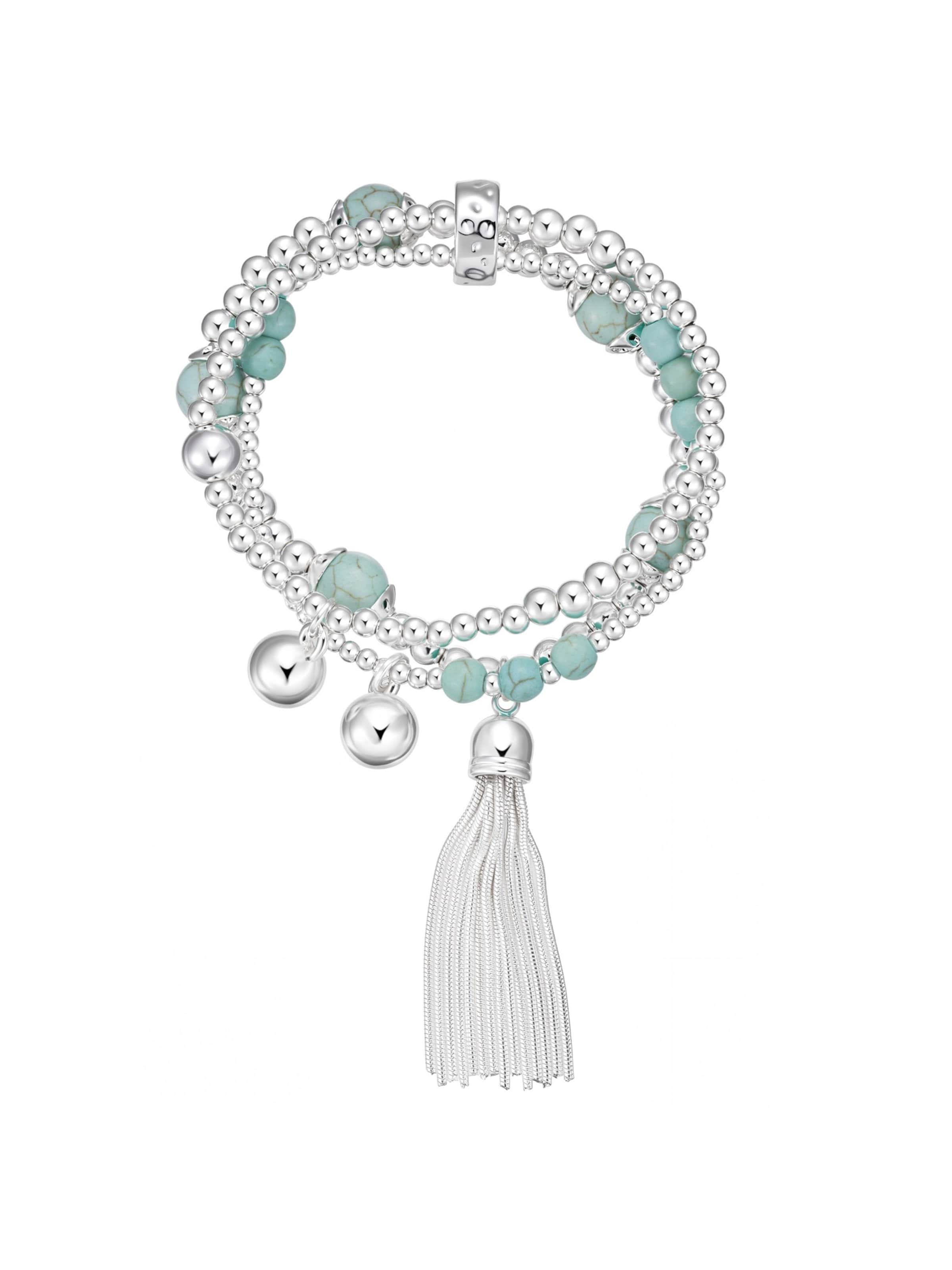 Braccialetto di Lulu & Jane in argento: frontale