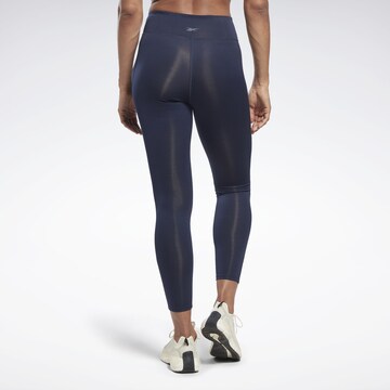 Reebok - Skinny Pantalón deportivo 'Workout Ready' en azul