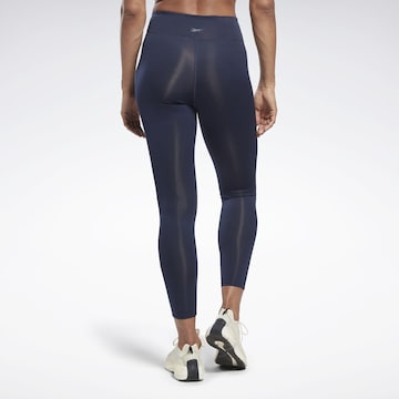 Skinny Pantaloni sportivi 'Workout Ready' di Reebok in blu