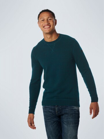No Excess Sweater in Blue: front