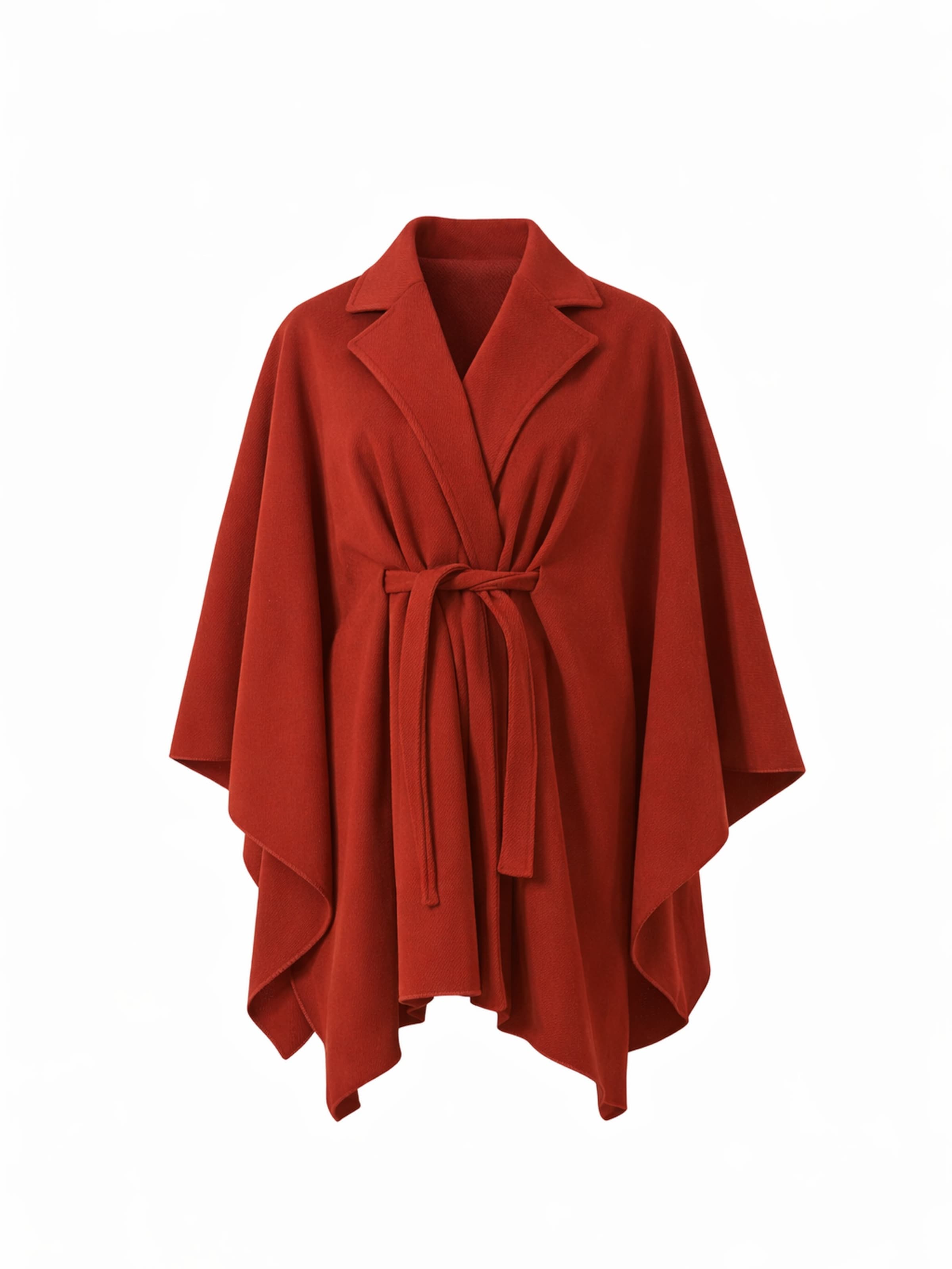 Elara Cape in Rot: Vorderseite