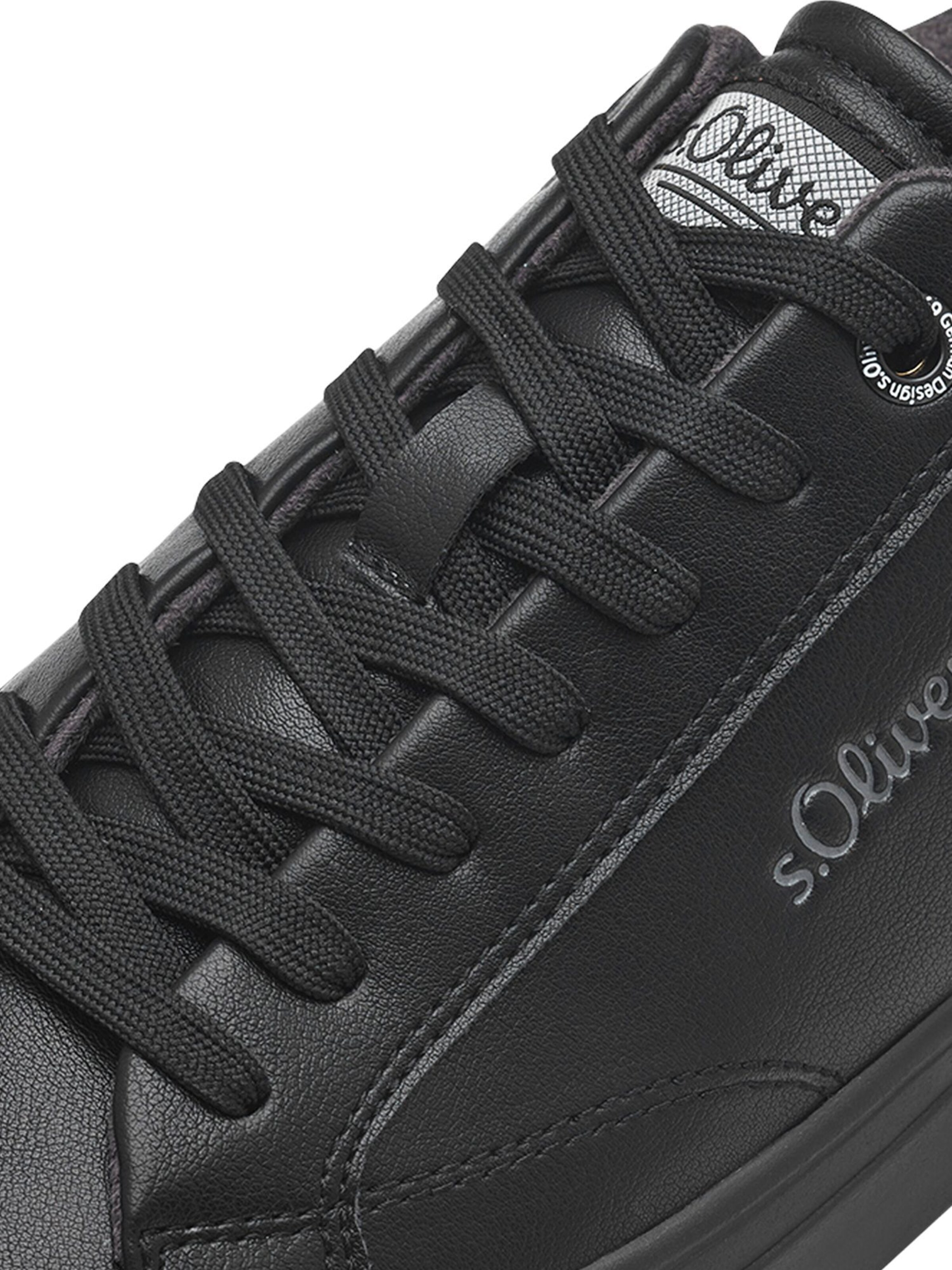 s.Oliver Platform trainers in Black