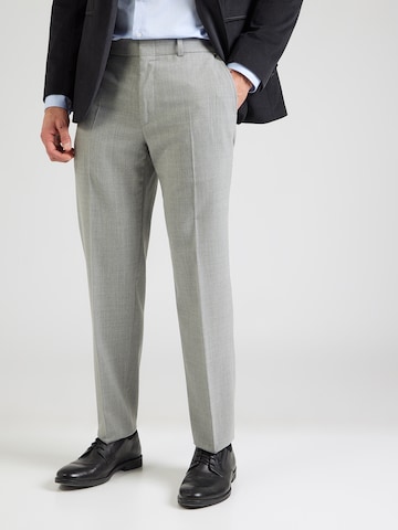 Michael Kors regular Παντελόνι με τσάκιση σε γκρι: μπροστά