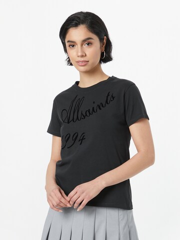 juoda AllSaints Marškinėliai 'GRACE': priekis