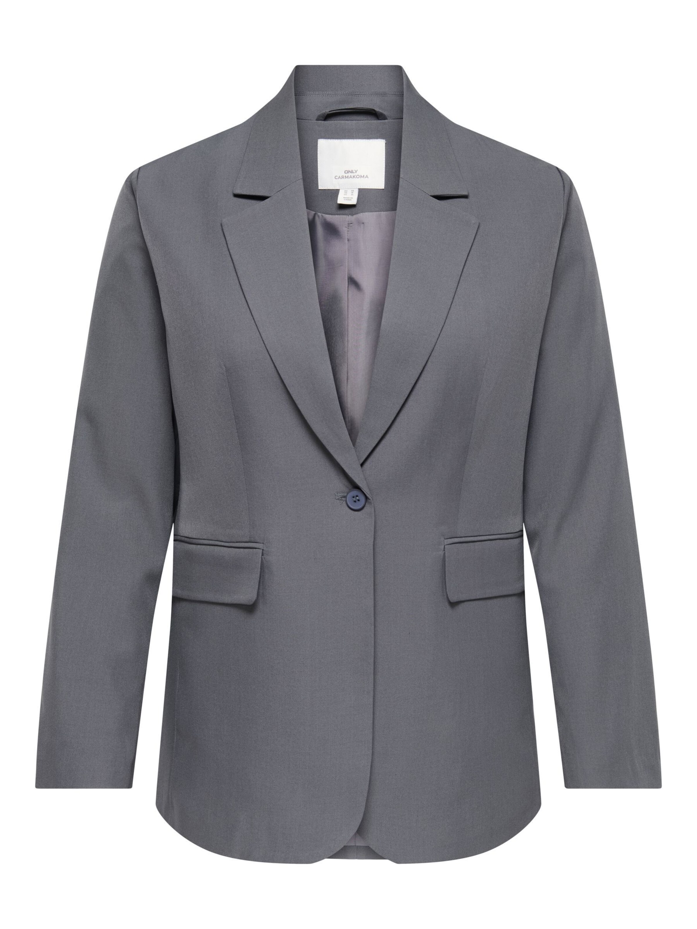 ONLY Carmakoma Blazer 'CARVictoria' en gris, Vue avec produit