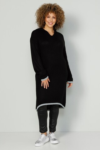 MIAMODA Sweater in Black: front