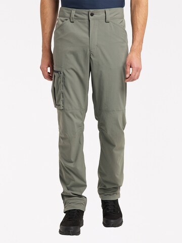 Haglöfs Regular Outdoor Pants 'Mid Forest' in Grey: front