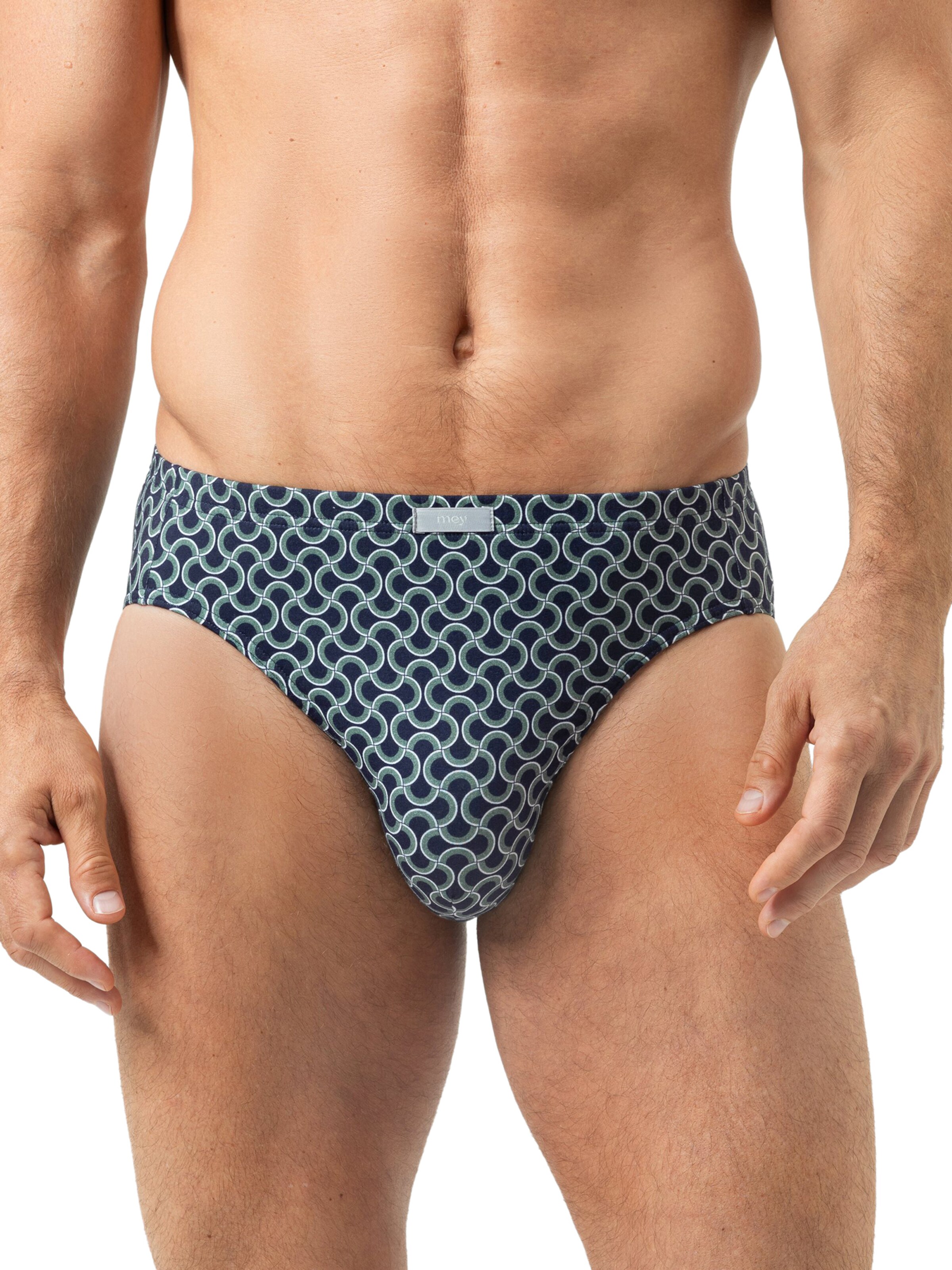 Mey Slip 'Curves' in Blau: Vorderseite