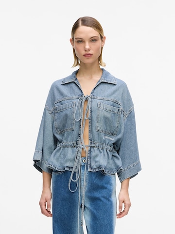 Camicia da donna di KARL LAGERFELD JEANS in blu: frontale