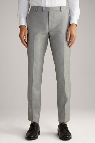 Coupe slim Pantalon à plis 'Blayr' JOOP! en gris : devant