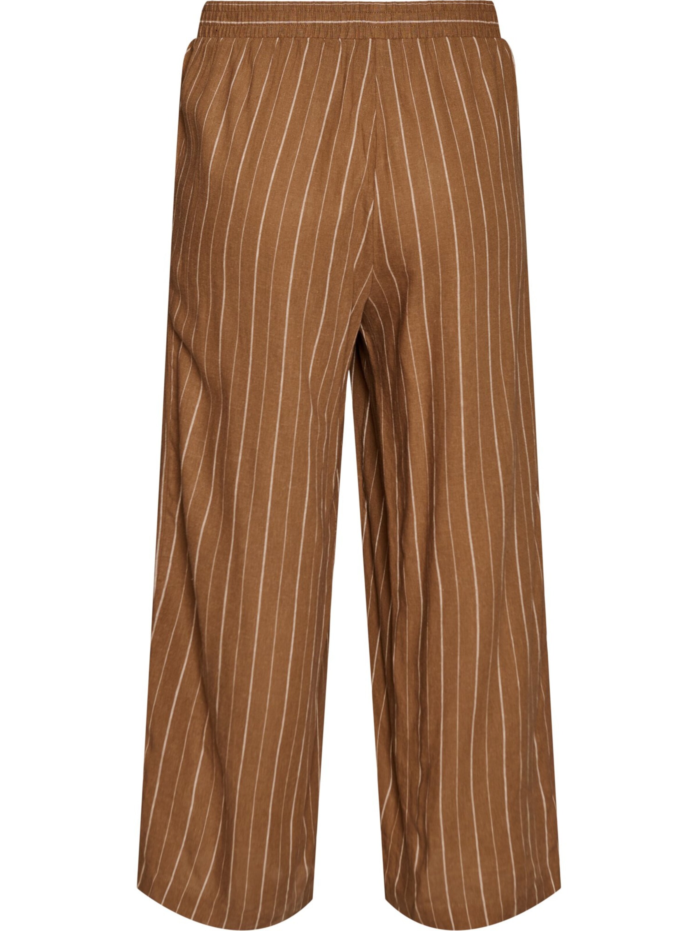 Regular Pantaloni 'Vline' de la Zizzi pe maro