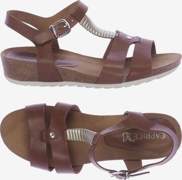 CAPRICE Sandals & High-Heeled Sandals in 39 in Brown: front