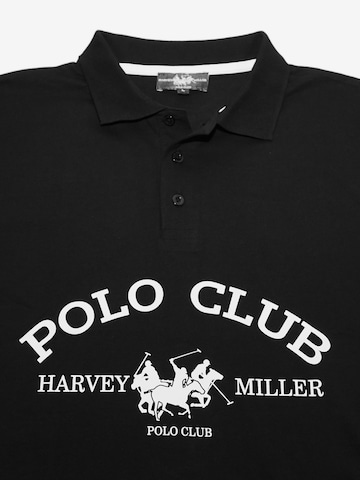 HARVEY MILLER Poloshirt in Schwarz