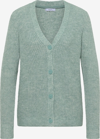 CECIL Knit Cardigan in Green: front