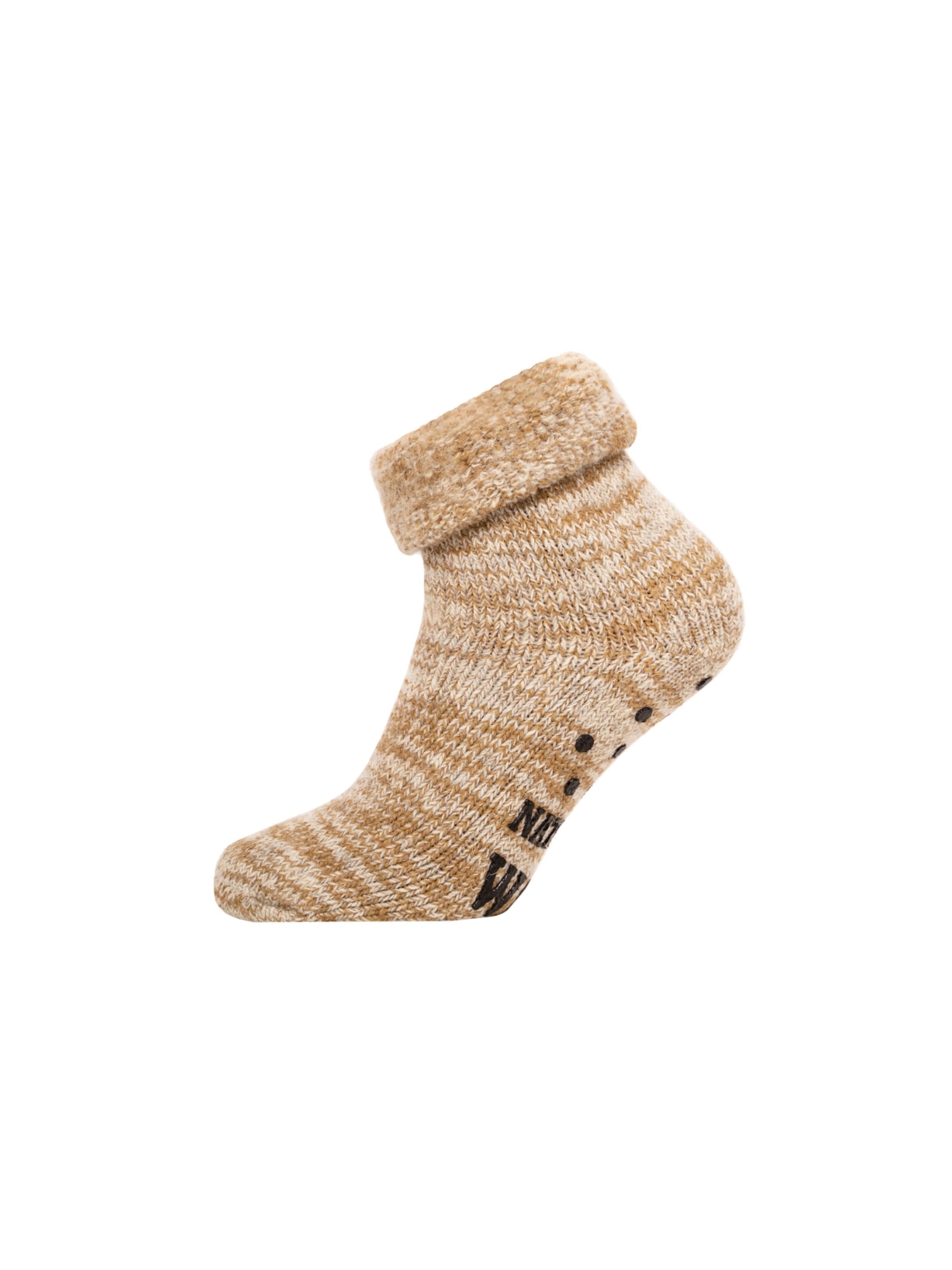 HomeOfSocks Socks 'HOS601' in Beige: front