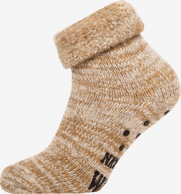 HomeOfSocks Socks 'HOS601' in Beige: front