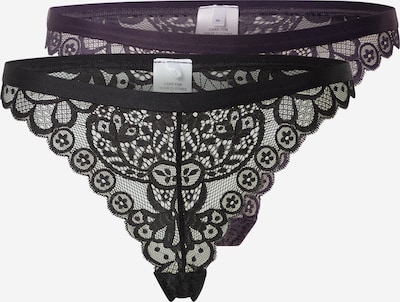 ABOUT YOU String 'Claire' i aubergine / sort, Produktvisning