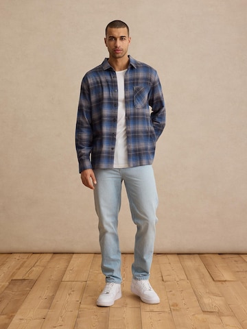 DAN FOX APPAREL Regular Fit Hemd 'Robert' in Blau