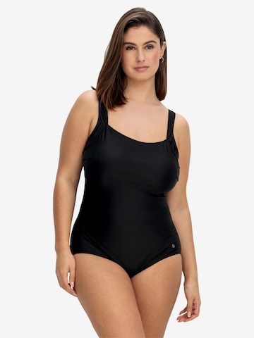 SHEEGO Swimsuit in Black: front