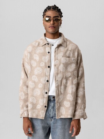 Fit confort Chemise 'Arthur' Dandalo en beige : devant