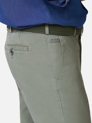 Regular Pantalon chino 'Roma 1-5080' MEYER en vert