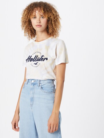 T-shirt HOLLISTER en bleu : devant