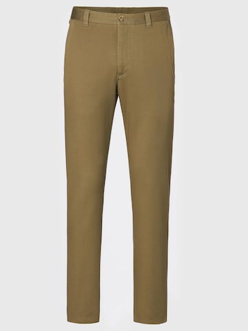Hiltl Regular Chino Pants 'J Don - True Twill' in Green: front