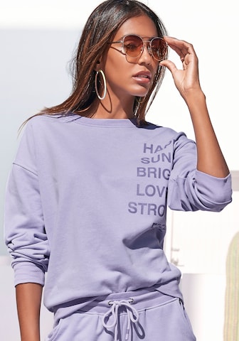 BUFFALO Sweatshirt in Lila