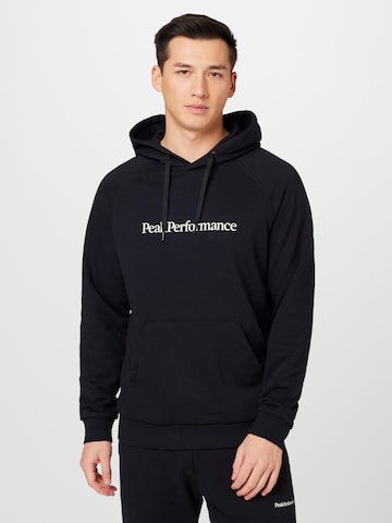 melns PEAK PERFORMANCE Sportiska tipa džemperis: no priekšpuses
