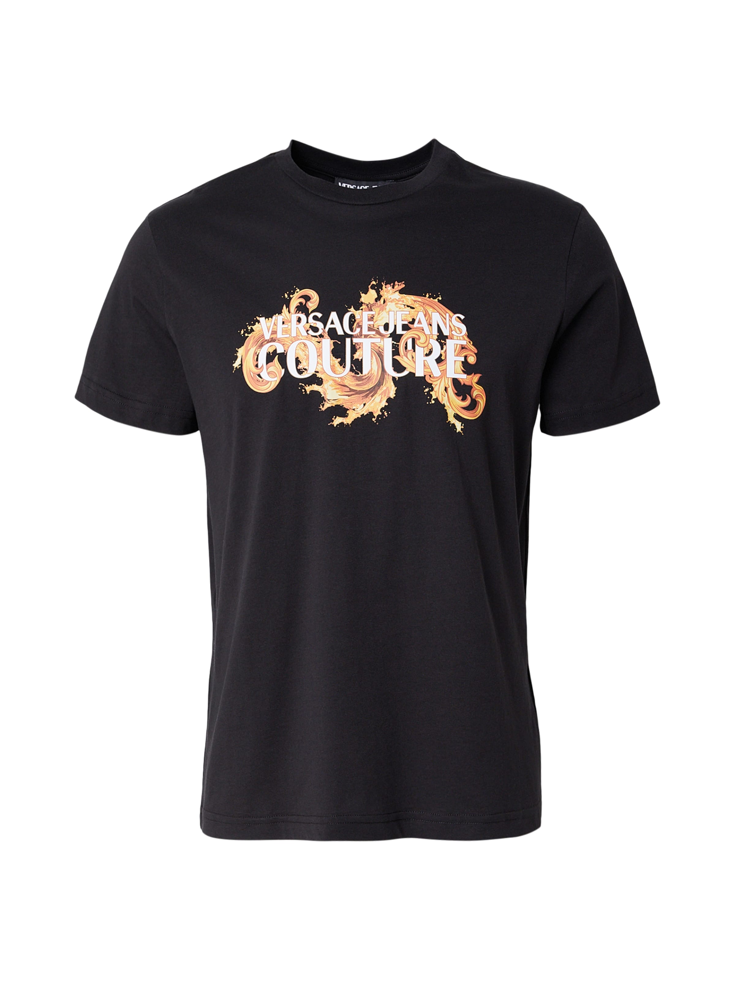 Versace Jeans Couture Koszulka w kolorze czarny: przód