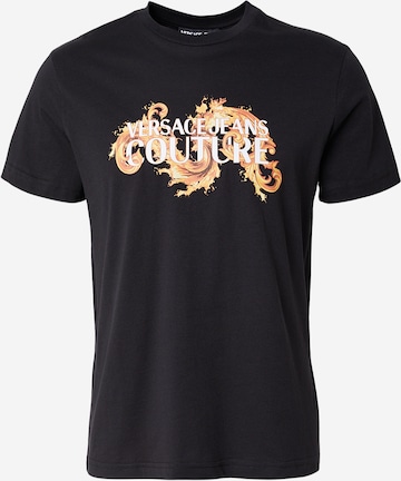 Versace Jeans Couture Koszulka w kolorze czarny: przód