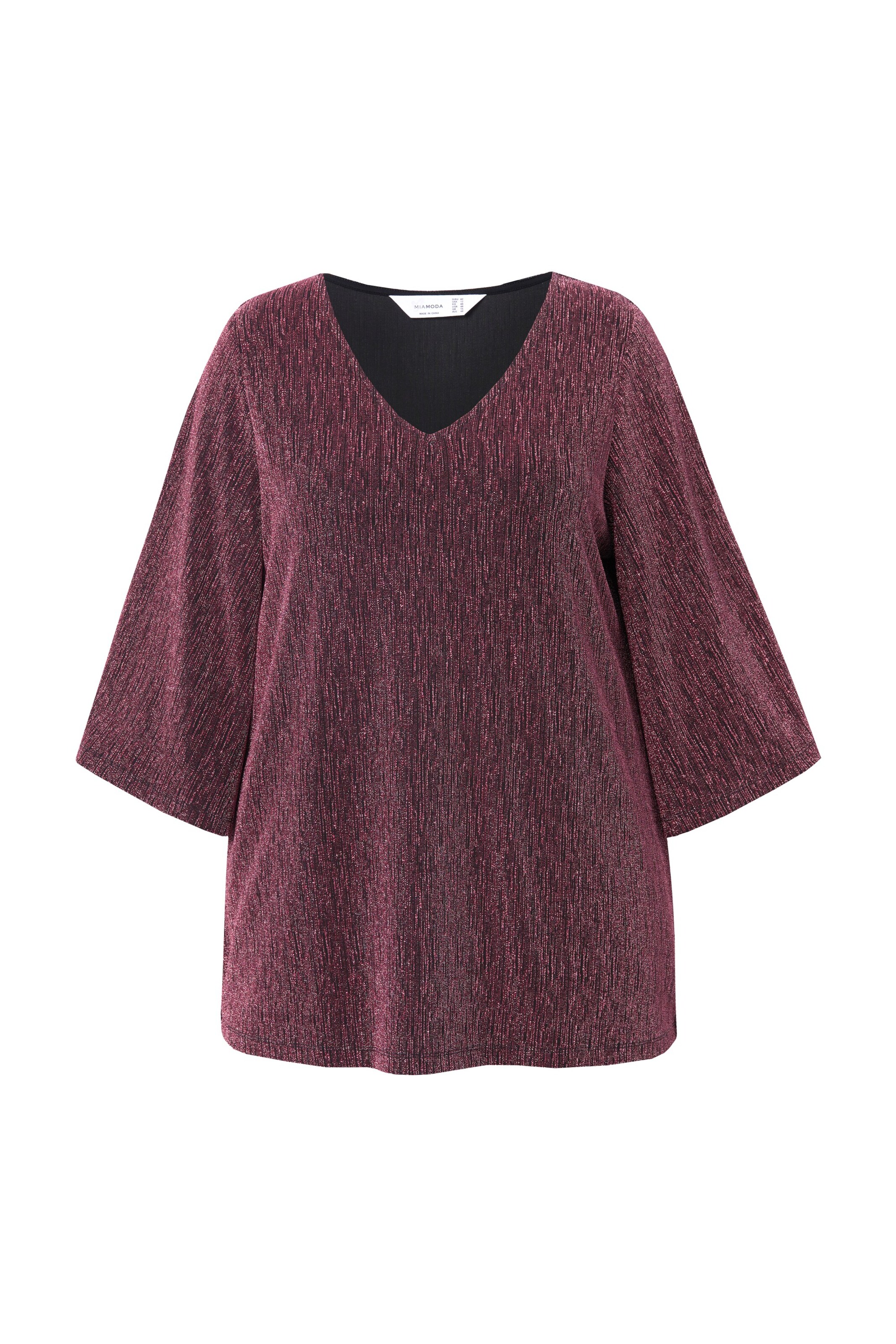 MIAMODA Blouse in Red: front