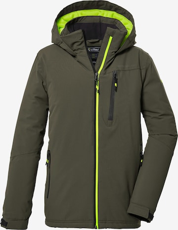 KILLTEC Outdoor jacket in Green: front