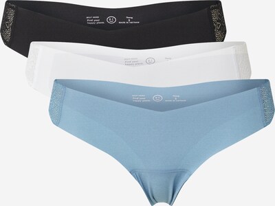 Gilly Hicks String in blau / schwarz / weiß, Produktansicht