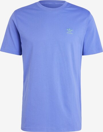 T-Shirt 'Trefoil Essentials' ADIDAS ORIGINALS en bleu : devant