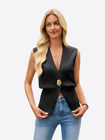 Imily Bela Πλεκτό γιλέκο σε μαύρο