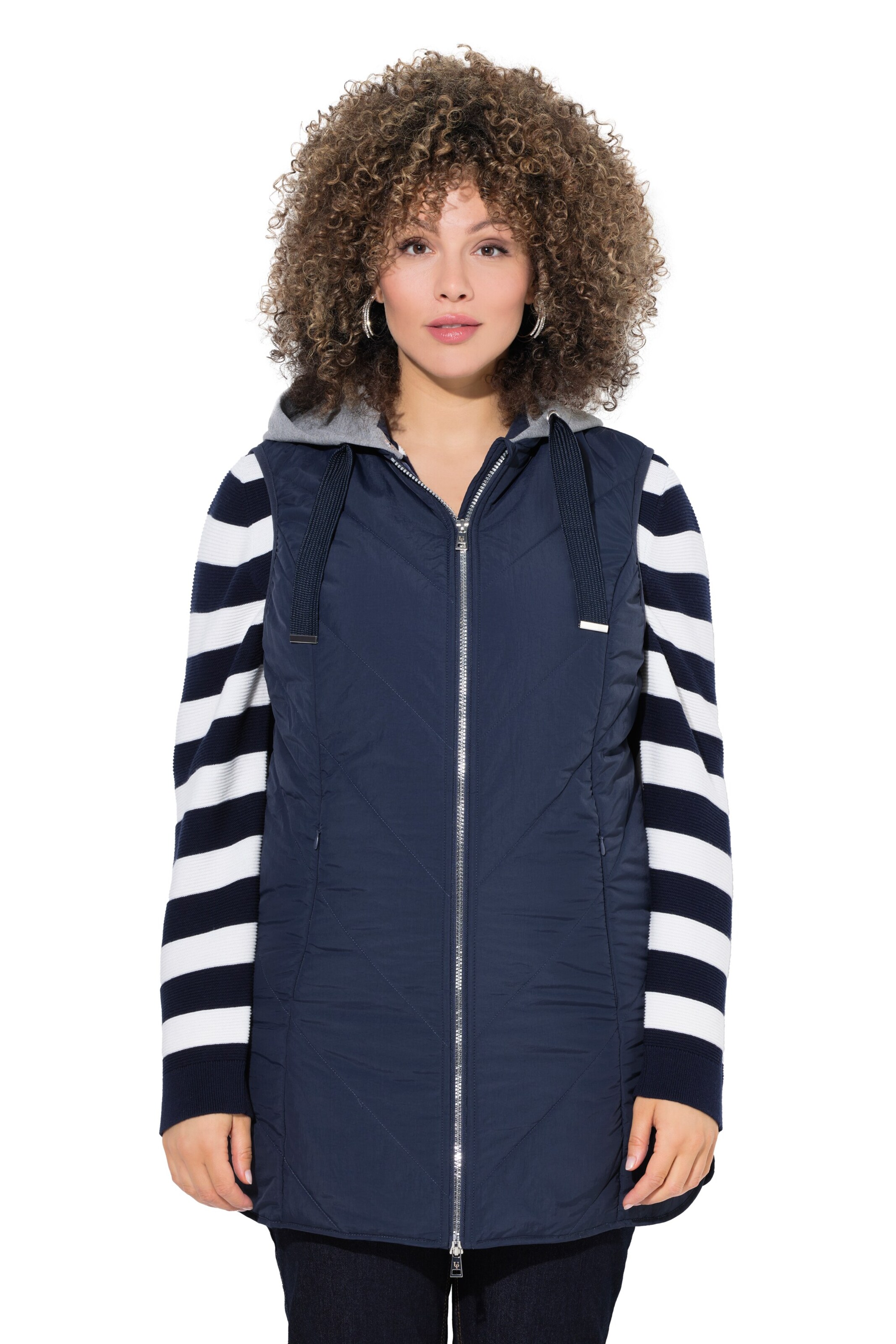 Ulla Popken Vest in Blue: front
