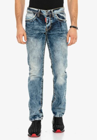 CIPO & BAXX Regular Jeans 'Titan' in Blauw: voorkant