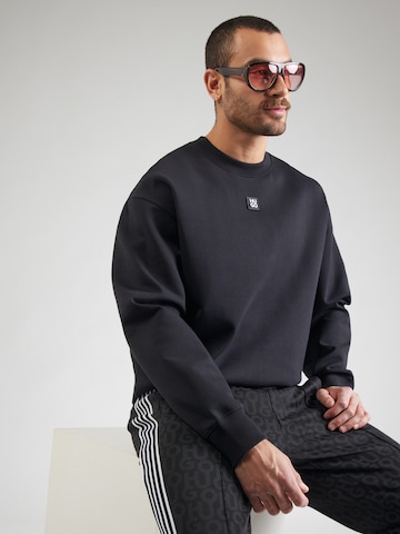 HUGO Sweatshirt 'Dettil' in Schwarz: Vorderseite