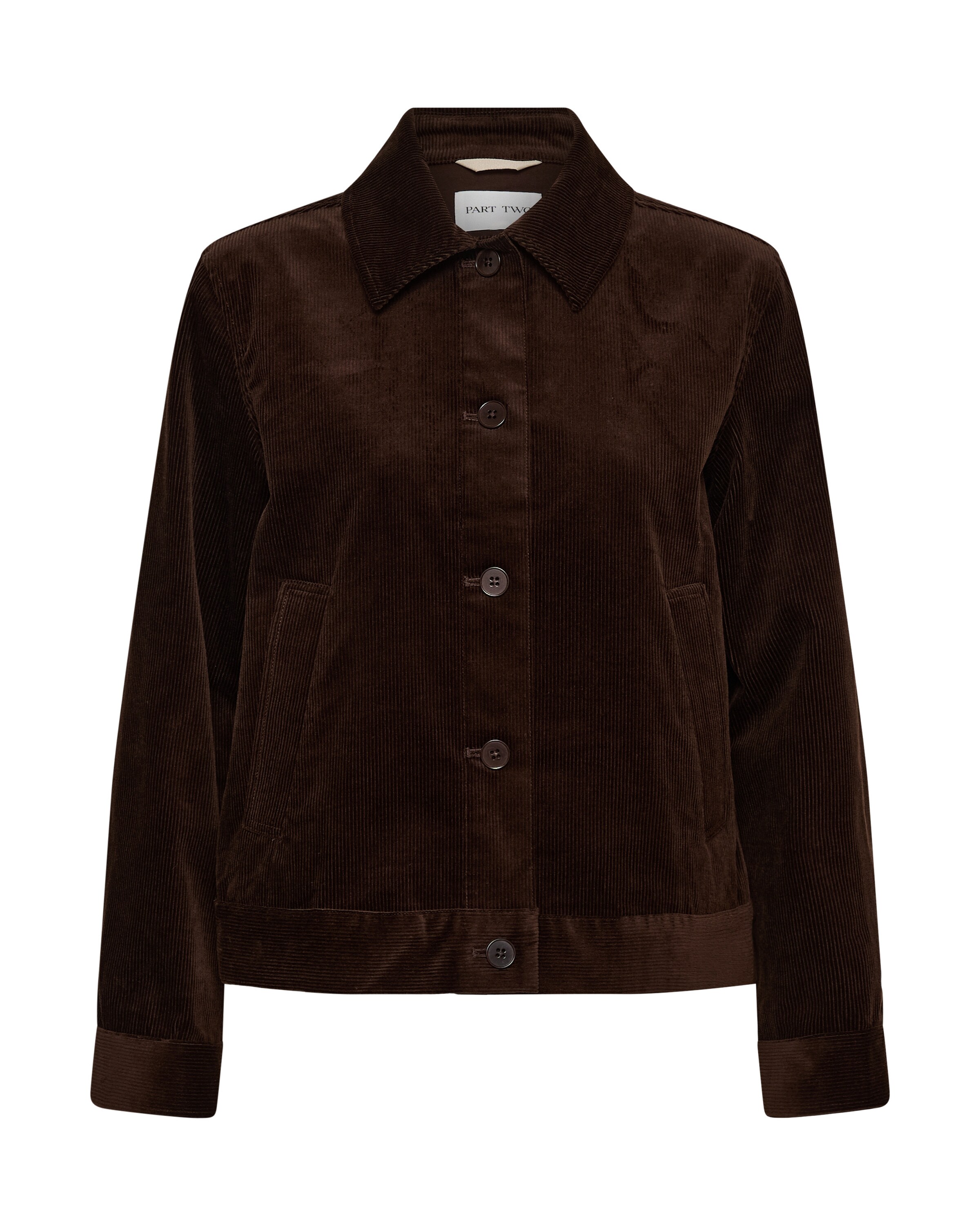 Part Two Between-season jacket in Brown: front