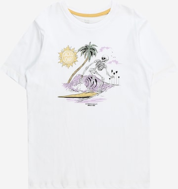 Jack & Jones Junior - Camiseta 'ZION' en blanco: frente