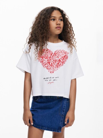 Maglietta 'Minime' di Desigual in bianco: frontale