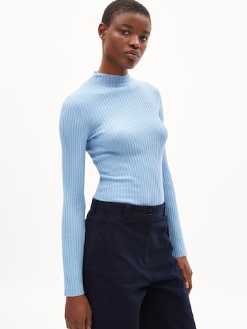 ARMEDANGELS Pullover 'Alaania' (GOTS) in Blau: predná strana