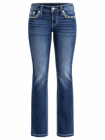 Miss Me Bootcut Jeans 'K1444 Mid-Rise Boot'‌‌‌‌‌‌‌‌‌ in Blau: Vorderseite
